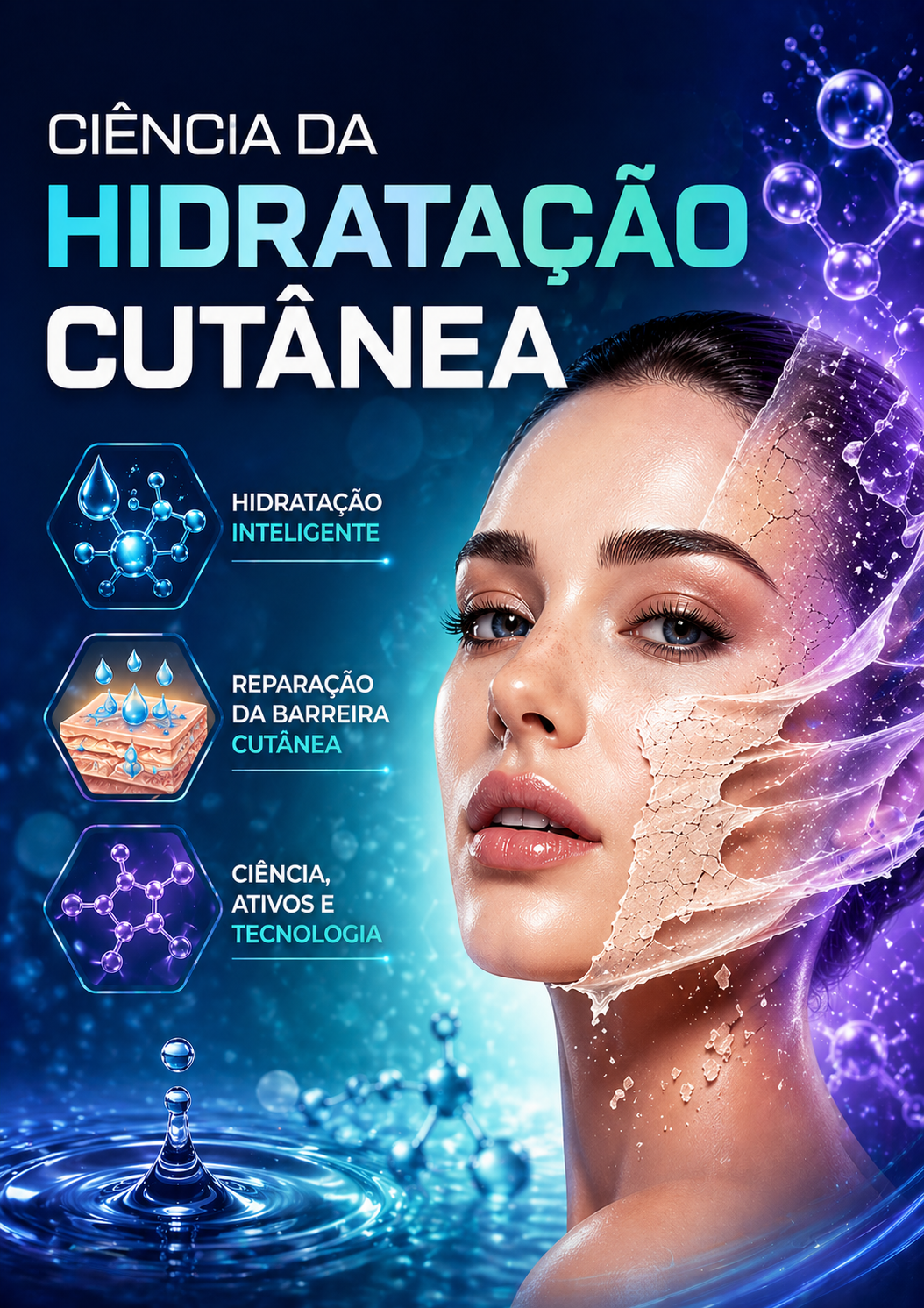 Capa do e-book Ciência da Hidratação Cutânea