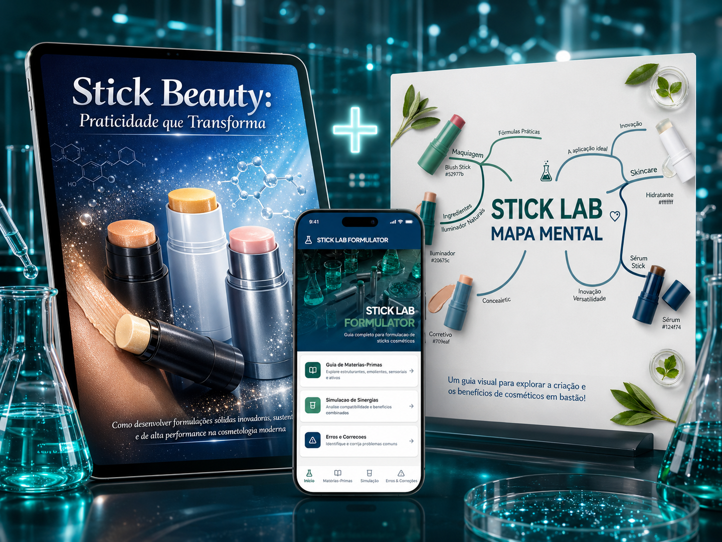 Mockup da oferta premium Stick Beauty
