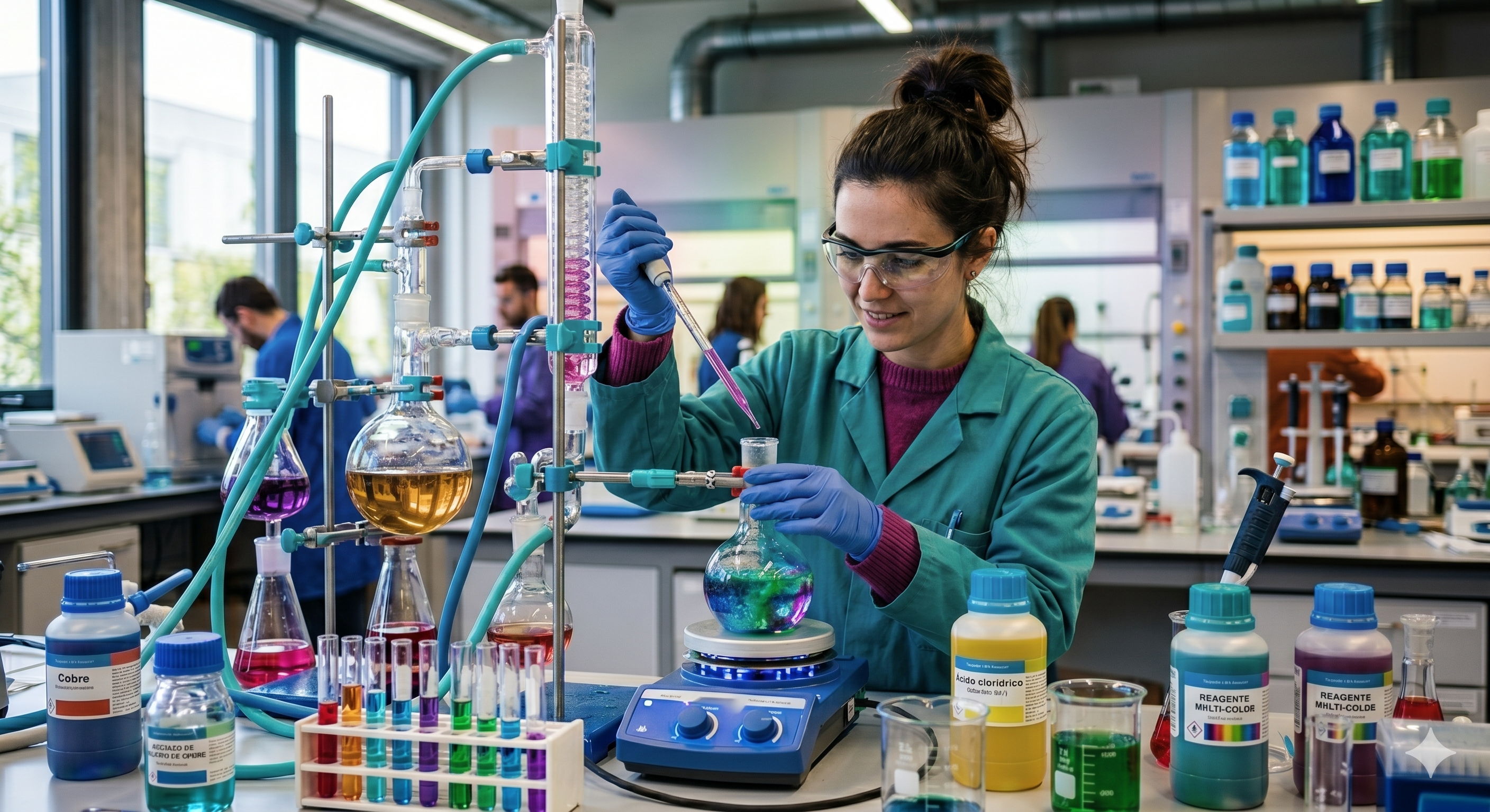 Formulação cosmética avançada em laboratório